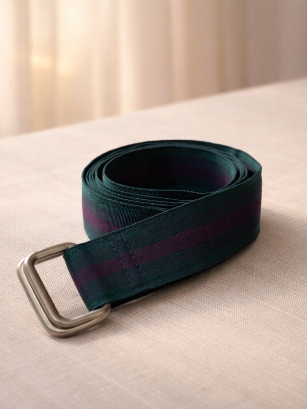 Brooks Brothers Striped Nylon Belt